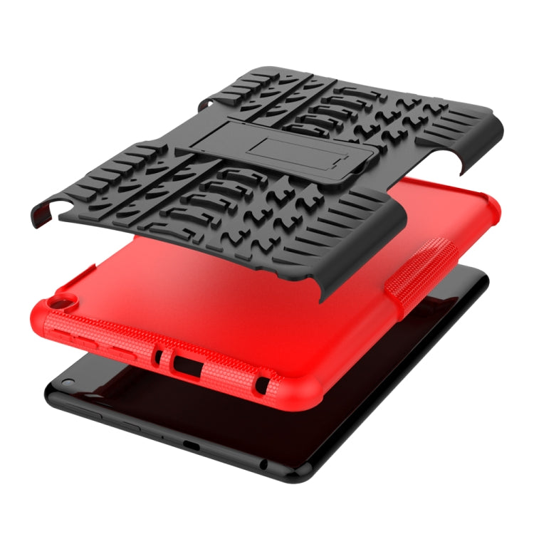 For Amazon Fire HD 8 (2020) Tire Texture Shockproof TPU+PC Protective Case with Holder