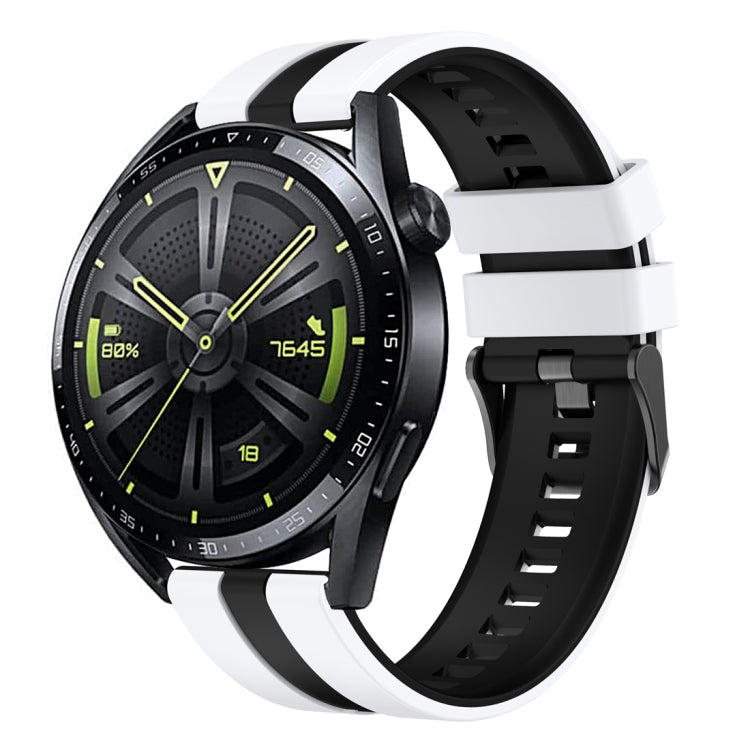 For Huawei Watch GT 3 / GT 3 Pro Vertical Two Color Silicone Watch Band