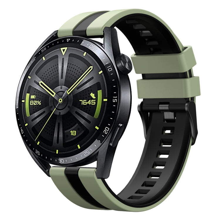 For Huawei Watch GT 3 / GT 3 Pro Vertical Two Color Silicone Watch Band