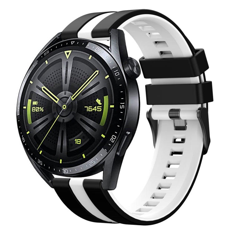 For Huawei Watch GT 3 / GT 3 Pro Vertical Two Color Silicone Watch Band