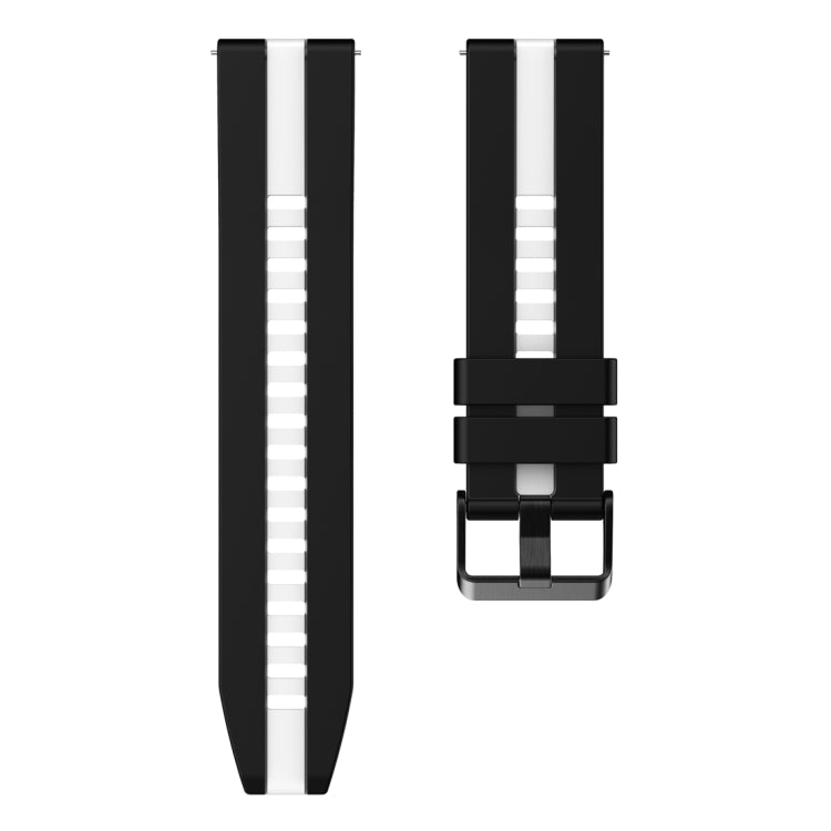 For Huawei Watch GT 3 / GT 3 Pro Vertical Two Color Silicone Watch Band