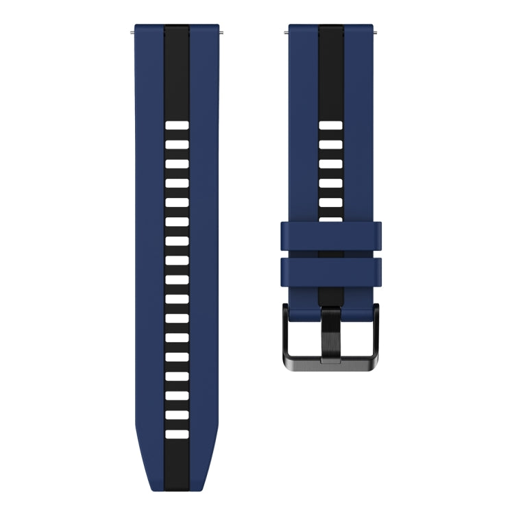 For Huawei Watch GT 3 / GT 3 Pro Vertical Two Color Silicone Watch Band