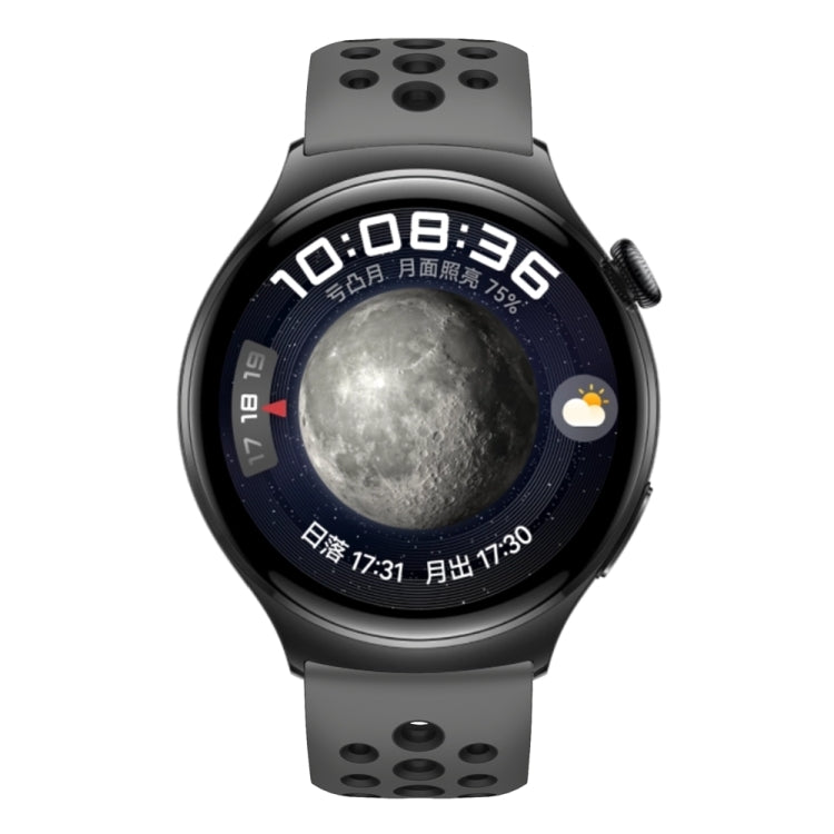 For Huawei Watch 4 Two Color Round Hole Silicone Watch Band