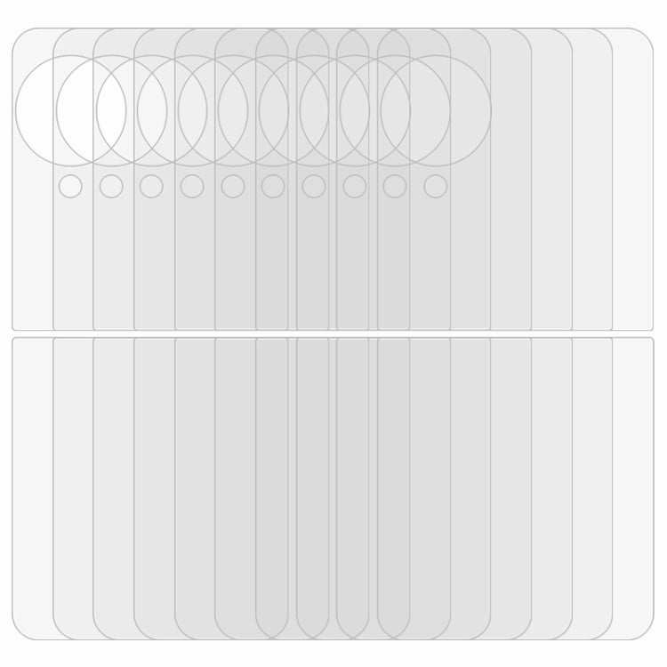 For OPPO Find N3 Flip 25pcs Full Screen Back Protector Explosion-proof Hydrogel Film