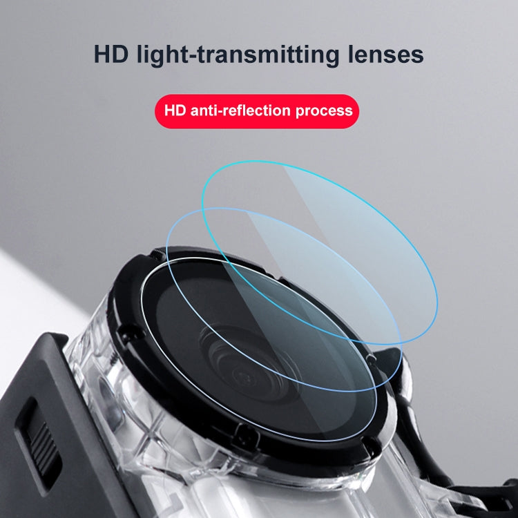 For Insta360 GO 3 Underwater Waterproof Housing Case with Touch Back Cover