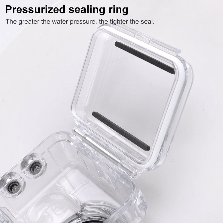 For Insta360 GO 3 Underwater Waterproof Housing Case with Touch Back Cover
