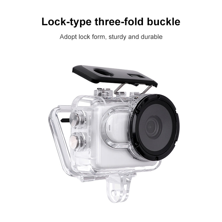 For Insta360 GO 3 Underwater Waterproof Housing Case with Touch Back Cover
