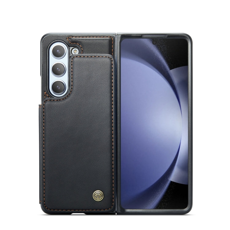 For Samsung Galaxy Z Fold5 CaseMe C22 PC+TPU Business Style RFID Anti-theft Leather Phone Case