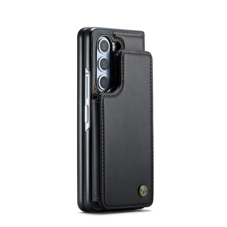 For Samsung Galaxy Z Fold5 CaseMe C22 PC+TPU Business Style RFID Anti-theft Leather Phone Case