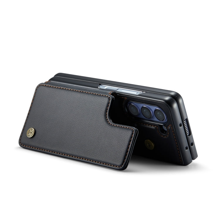 For Samsung Galaxy Z Fold5 CaseMe C22 PC+TPU Business Style RFID Anti-theft Leather Phone Case