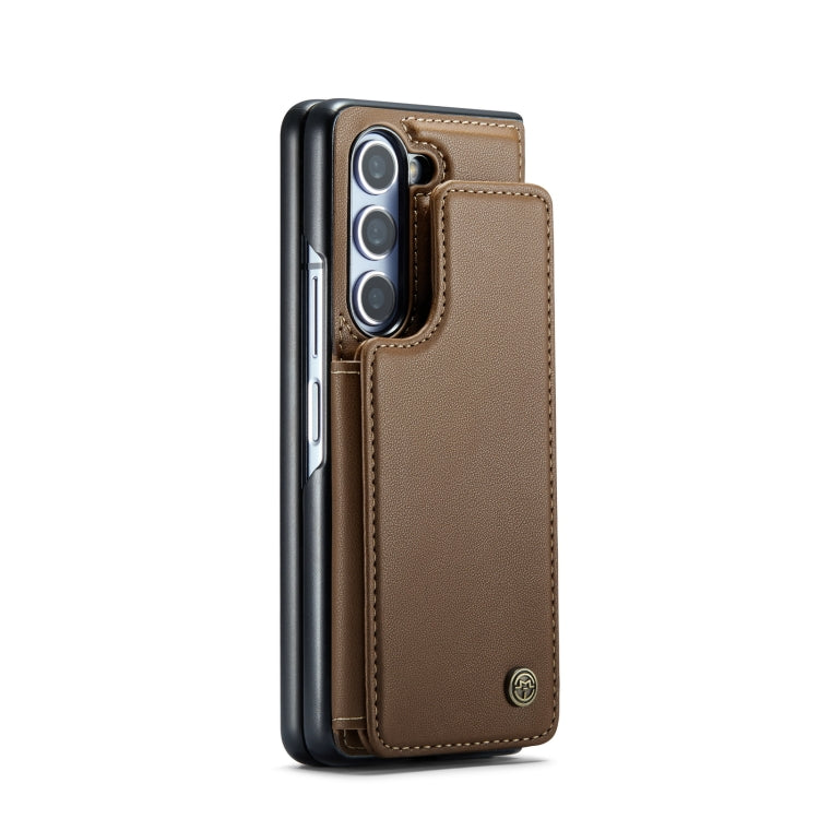 For Samsung Galaxy Z Fold5 CaseMe C22 PC+TPU Business Style RFID Anti-theft Leather Phone Case
