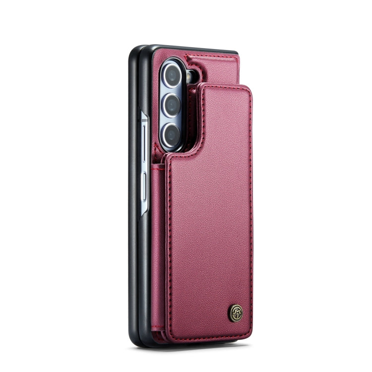 For Samsung Galaxy Z Fold5 CaseMe C22 PC+TPU Business Style RFID Anti-theft Leather Phone Case