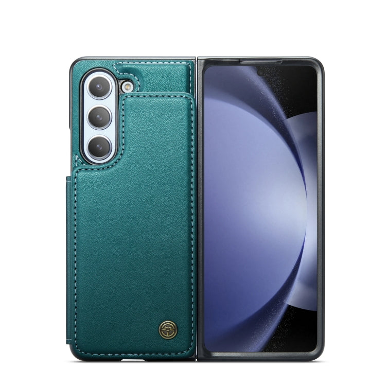 For Samsung Galaxy Z Fold5 CaseMe C22 PC+TPU Business Style RFID Anti-theft Leather Phone Case