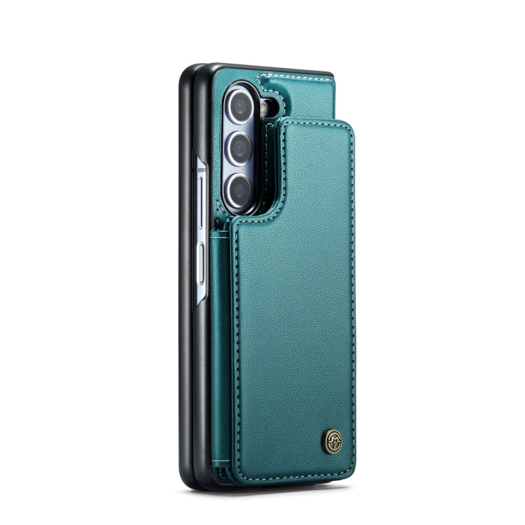For Samsung Galaxy Z Fold5 CaseMe C22 PC+TPU Business Style RFID Anti-theft Leather Phone Case