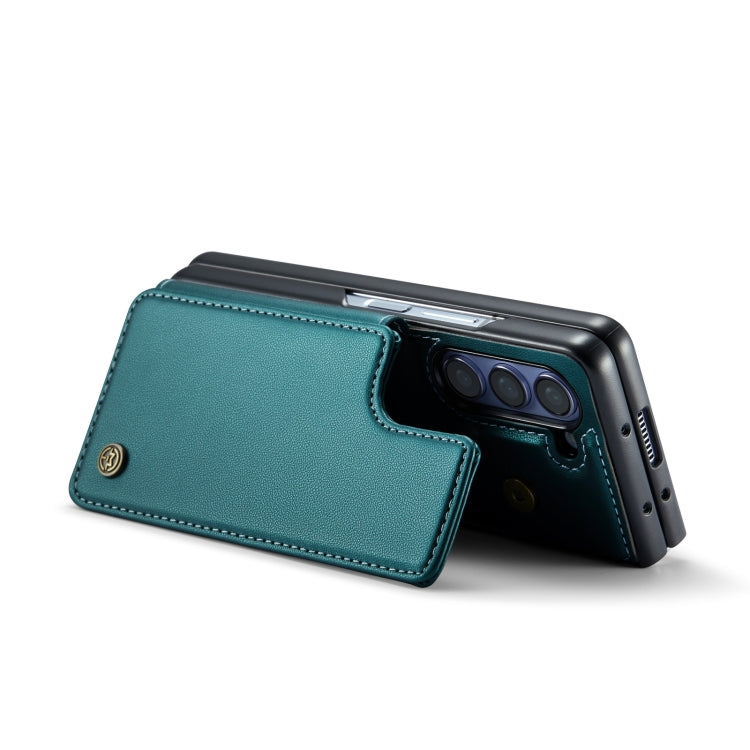 For Samsung Galaxy Z Fold5 CaseMe C22 PC+TPU Business Style RFID Anti-theft Leather Phone Case