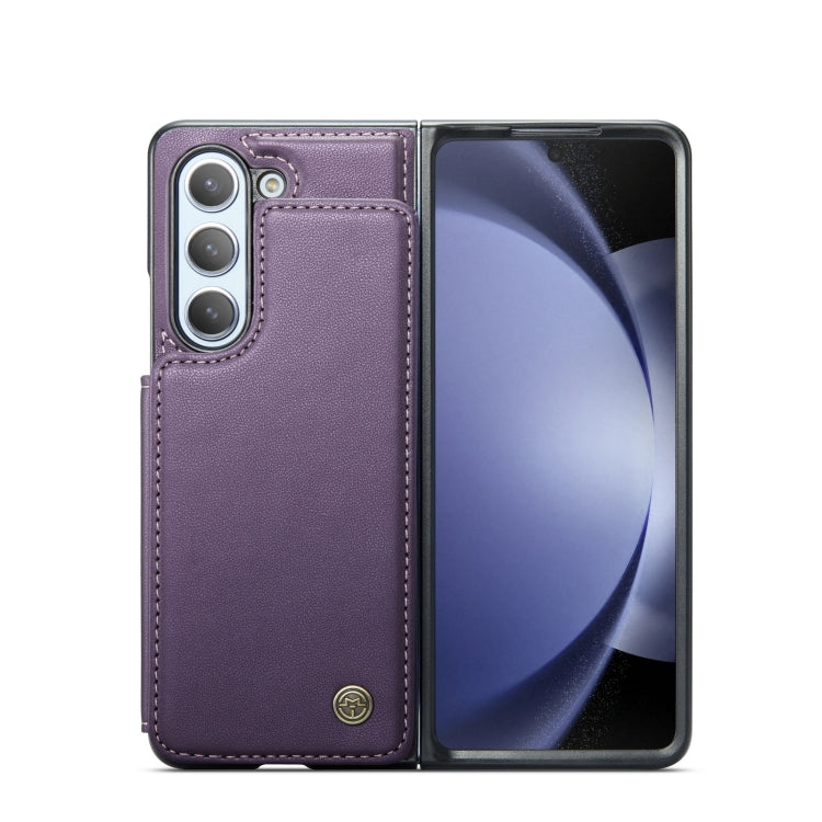 For Samsung Galaxy Z Fold5 CaseMe C22 PC+TPU Business Style RFID Anti-theft Leather Phone Case