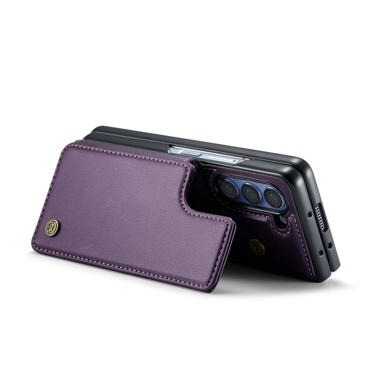 For Samsung Galaxy Z Fold5 CaseMe C22 PC+TPU Business Style RFID Anti-theft Leather Phone Case