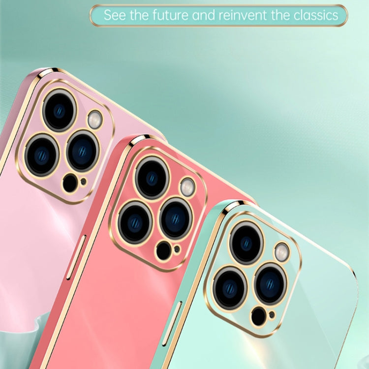 For iPhone 16 Pro Max XINLI Straight Edge 6D Electroplate TPU Phone Case