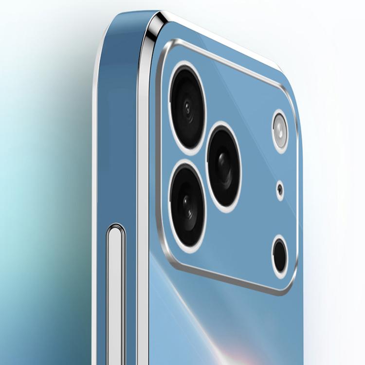 For iPhone 17 Pro XINLI Straight Edge 6D Electroplate TPU Phone Case