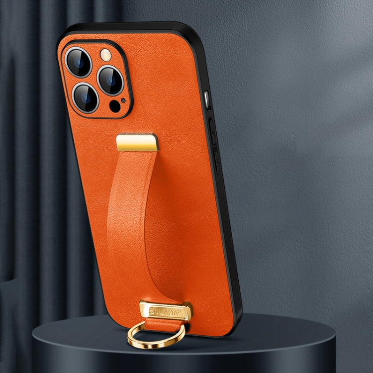 For iPhone 16 Pro SULADA Tide Cool Series PC + Leather Texture Skin Feel Phone Case
