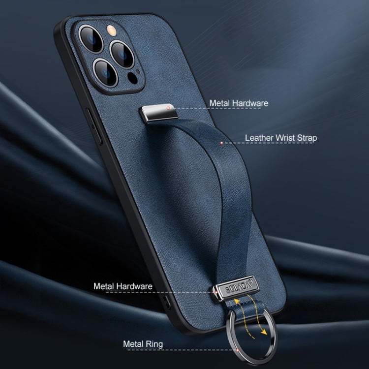 For iPhone 16 Plus SULADA Tide Cool Series PC + Leather Texture Skin Feel Phone Case