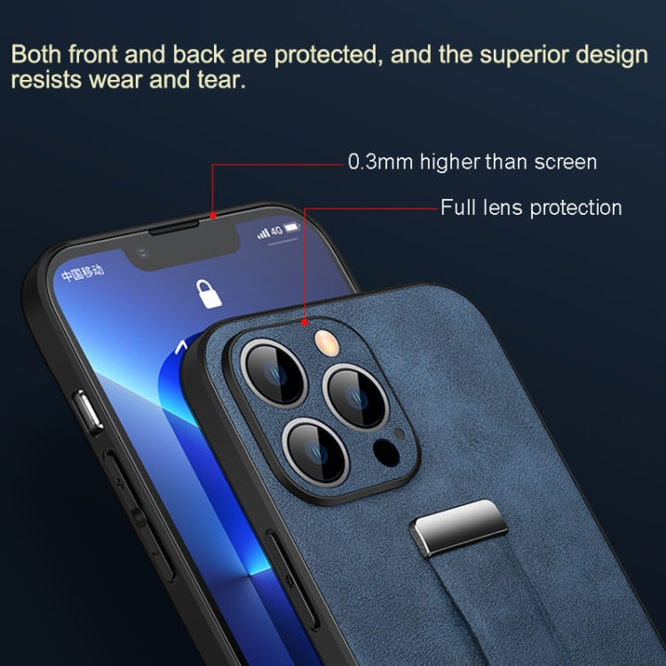 For iPhone 16 SULADA Tide Cool Series PC + Leather Texture Skin Feel Phone Case