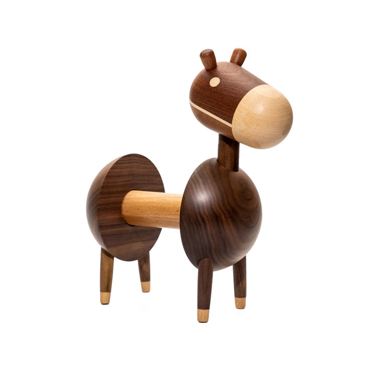 Desktop Living Room Household Solid Wood Donkey Paper Towel Rack