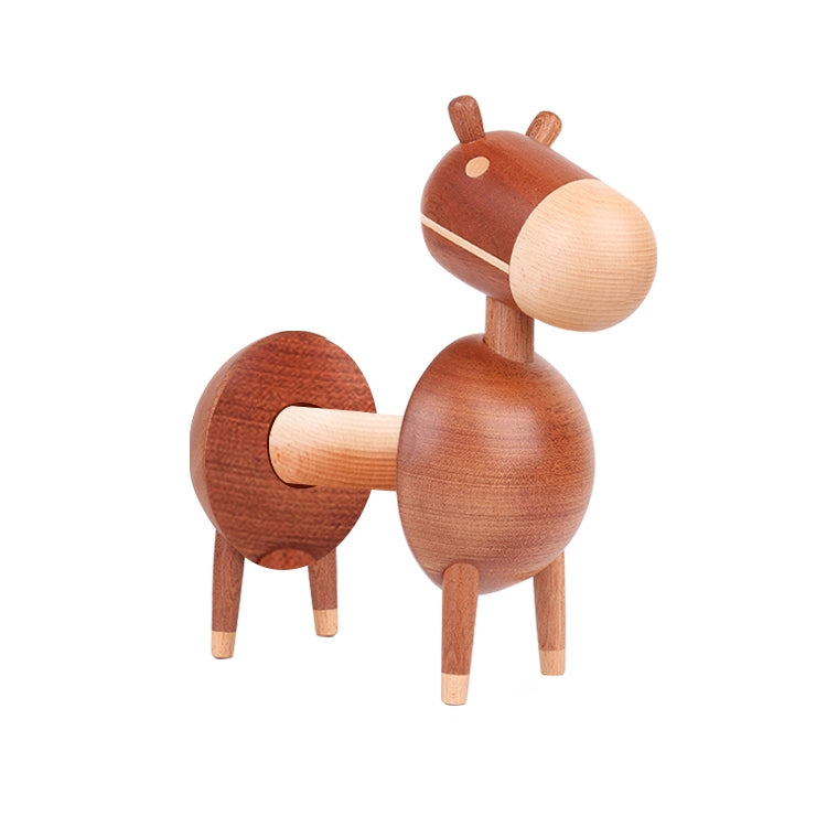 Desktop Living Room Household Solid Wood Donkey Paper Towel Rack