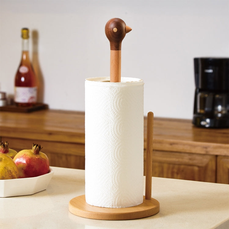Desktop Living Room Household Solid Wood Donkey Paper Towel Rack