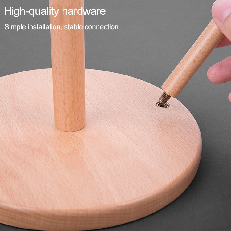 Desktop Living Room Household Solid Wood Donkey Paper Towel Rack