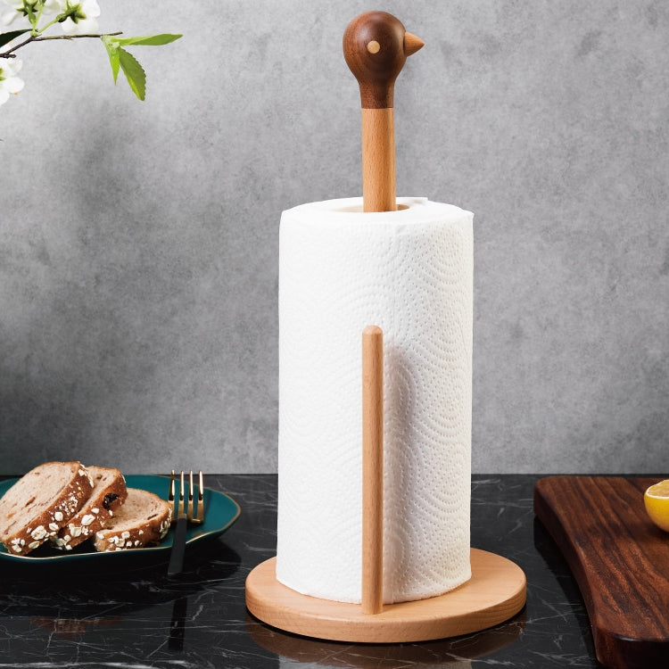 Desktop Living Room Household Solid Wood Donkey Paper Towel Rack