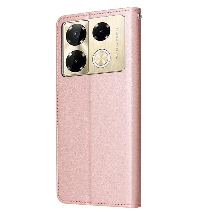 For Infinix Note 40 Pro 5G / 4G / 40 Pro+ 5G 3-Card Slots Multifunctional Leather Phone Case
