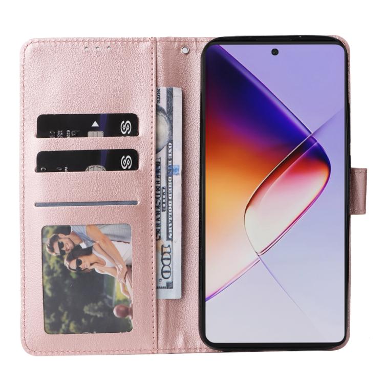 For Infinix Note 40 Pro 5G / 4G / 40 Pro+ 5G 3-Card Slots Multifunctional Leather Phone Case