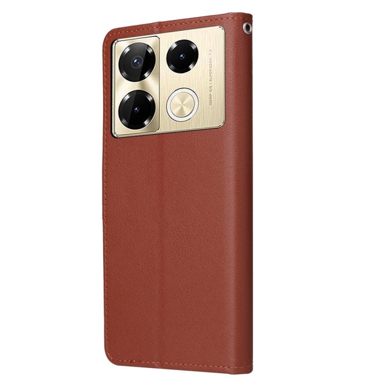 For Infinix Note 40 Pro 5G / 4G / 40 Pro+ 5G 3-Card Slots Multifunctional Leather Phone Case