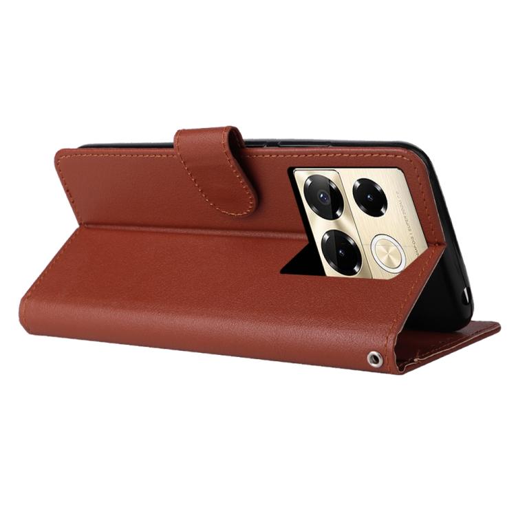 For Infinix Note 40 Pro 5G / 4G / 40 Pro+ 5G 3-Card Slots Multifunctional Leather Phone Case