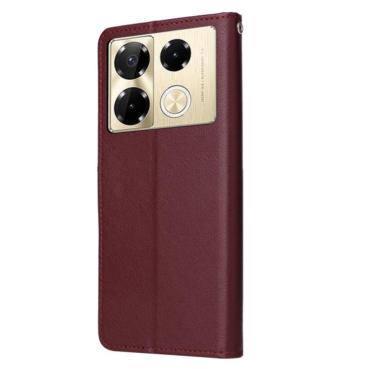 For Infinix Note 40 Pro 5G / 4G / 40 Pro+ 5G 3-Card Slots Multifunctional Leather Phone Case