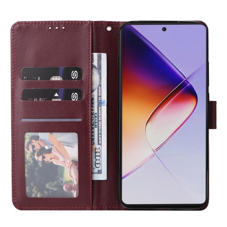 For Infinix Note 40 Pro 5G / 4G / 40 Pro+ 5G 3-Card Slots Multifunctional Leather Phone Case