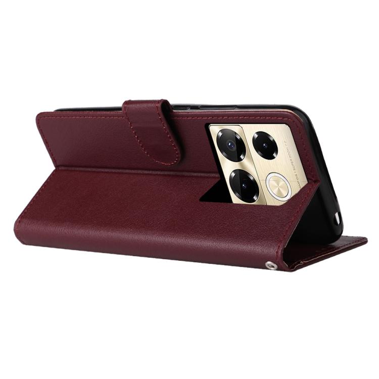 For Infinix Note 40 Pro 5G / 4G / 40 Pro+ 5G 3-Card Slots Multifunctional Leather Phone Case
