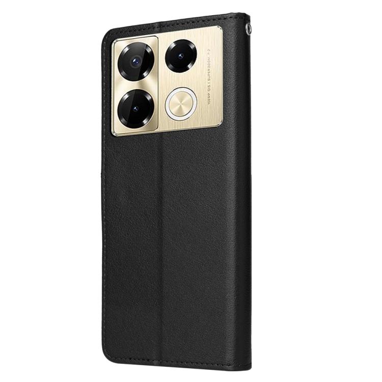 For Infinix Note 40 Pro 5G / 4G / 40 Pro+ 5G 3-Card Slots Multifunctional Leather Phone Case