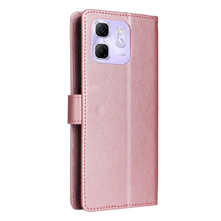 For Infinix Hot 50i 4G / Smart 9 4G 3-Card Slots Multifunctional Leather Phone Case