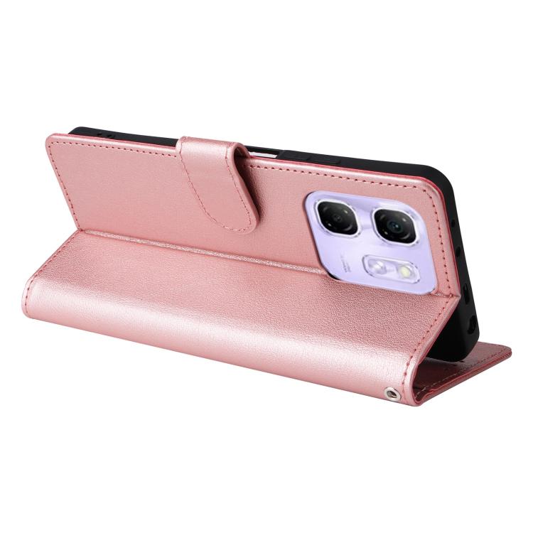 For Infinix Hot 50i 4G / Smart 9 4G 3-Card Slots Multifunctional Leather Phone Case