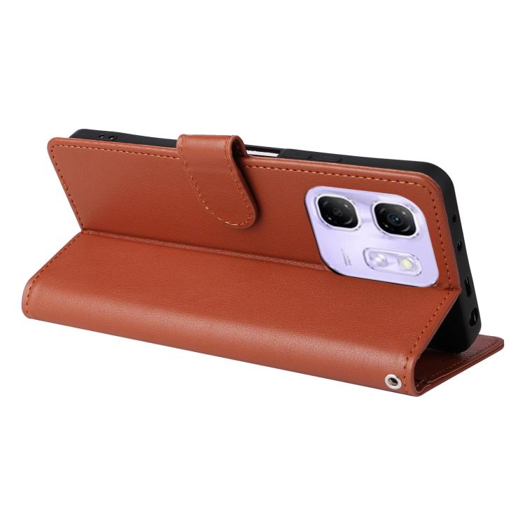 For Infinix Hot 50i 4G / Smart 9 4G 3-Card Slots Multifunctional Leather Phone Case