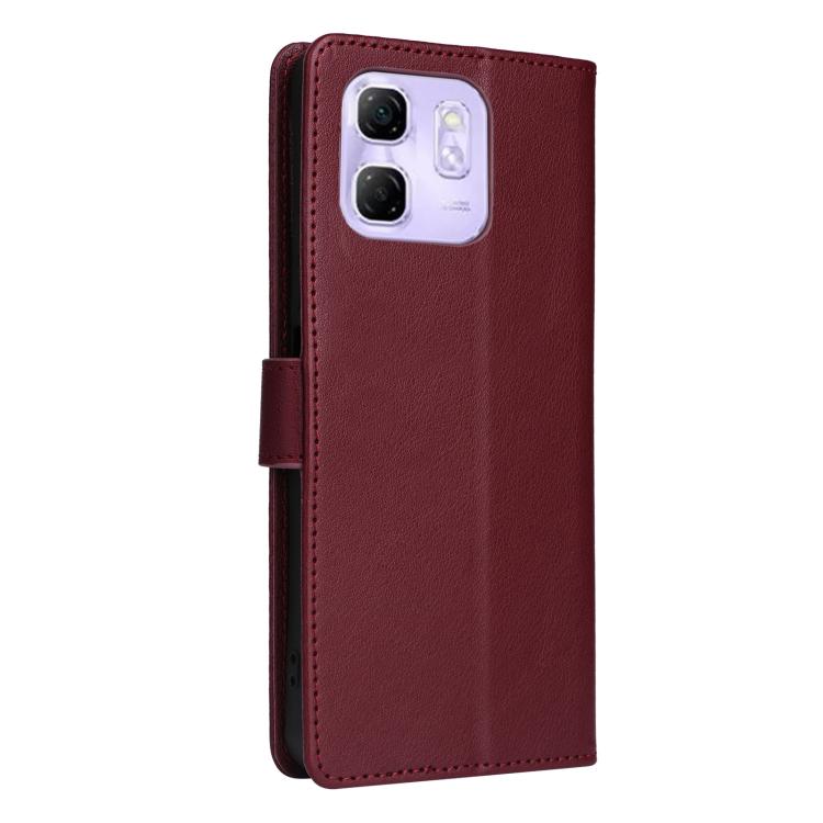 For Infinix Hot 50i 4G / Smart 9 4G 3-Card Slots Multifunctional Leather Phone Case