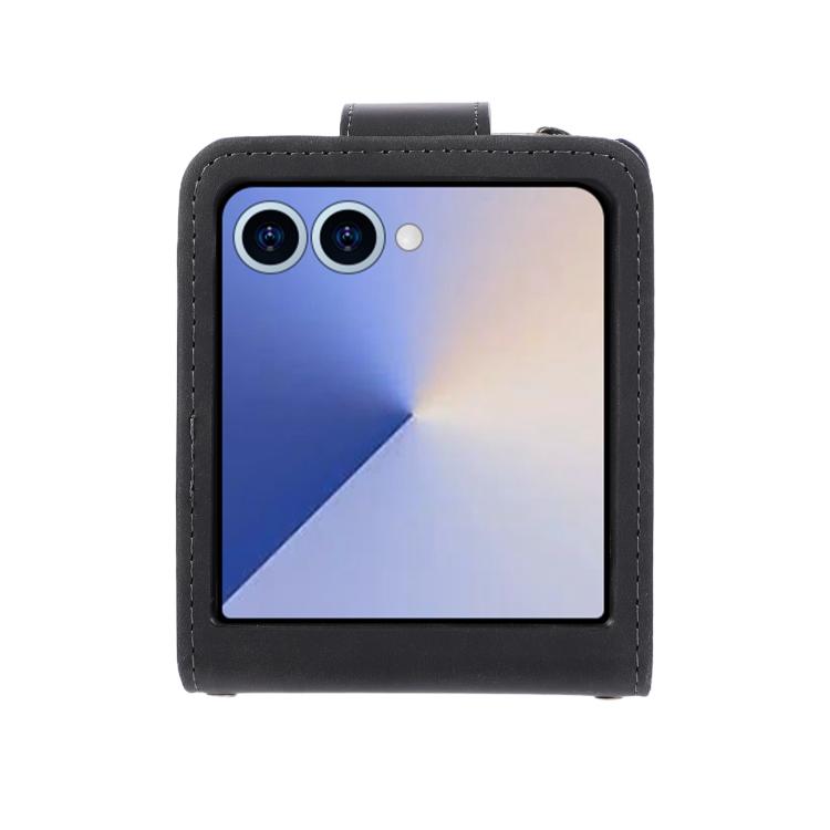 For Samsung Galaxy Z Flip7 5G Crossbody Multi-card Slot Wallet Zipper Leather Phone Case