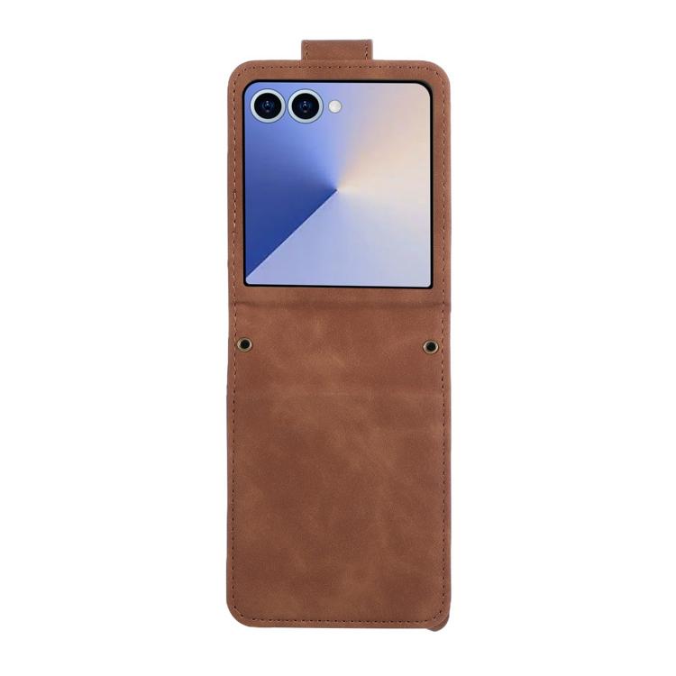 For Samsung Galaxy Z Flip7 5G Crossbody Multi-card Slot Wallet Zipper Leather Phone Case