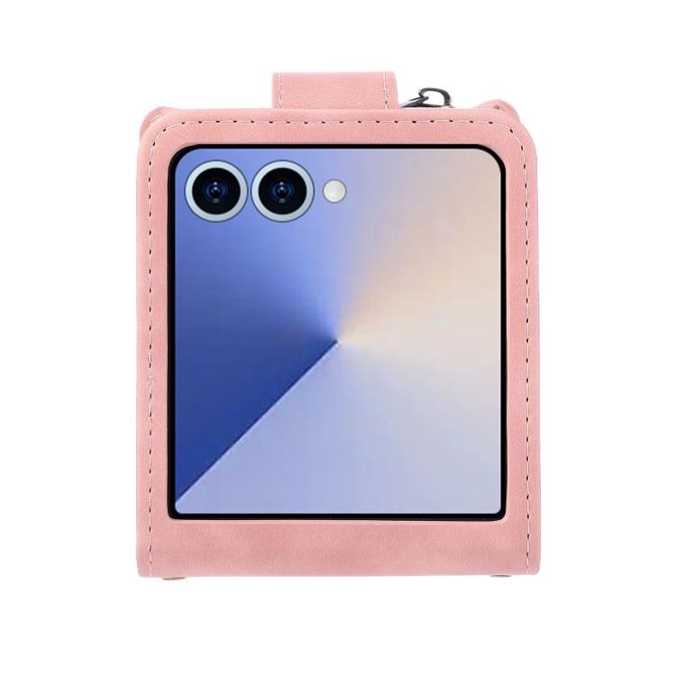 For Samsung Galaxy Z Flip7 5G Crossbody Multi-card Slot Wallet Zipper Leather Phone Case
