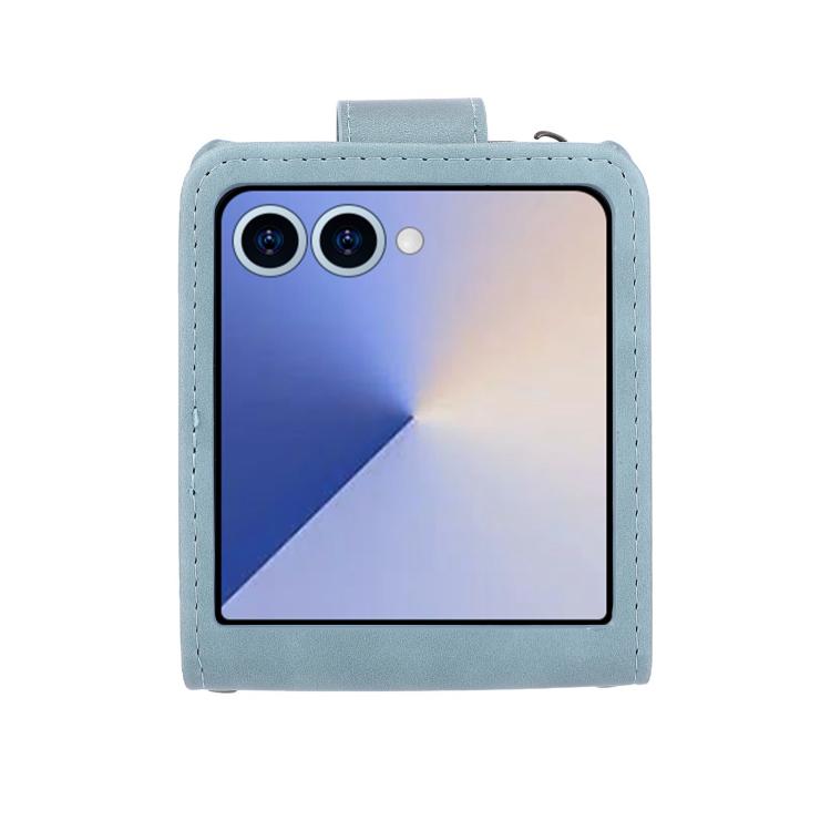 For Samsung Galaxy Z Flip7 5G Crossbody Multi-card Slot Wallet Zipper Leather Phone Case