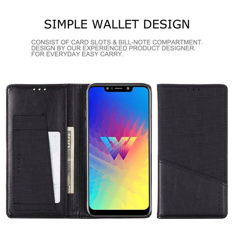 For LG W10 MUXMA MX109 Horizontal Flip Leather Case with Holder & Card Slot & Wallet Function