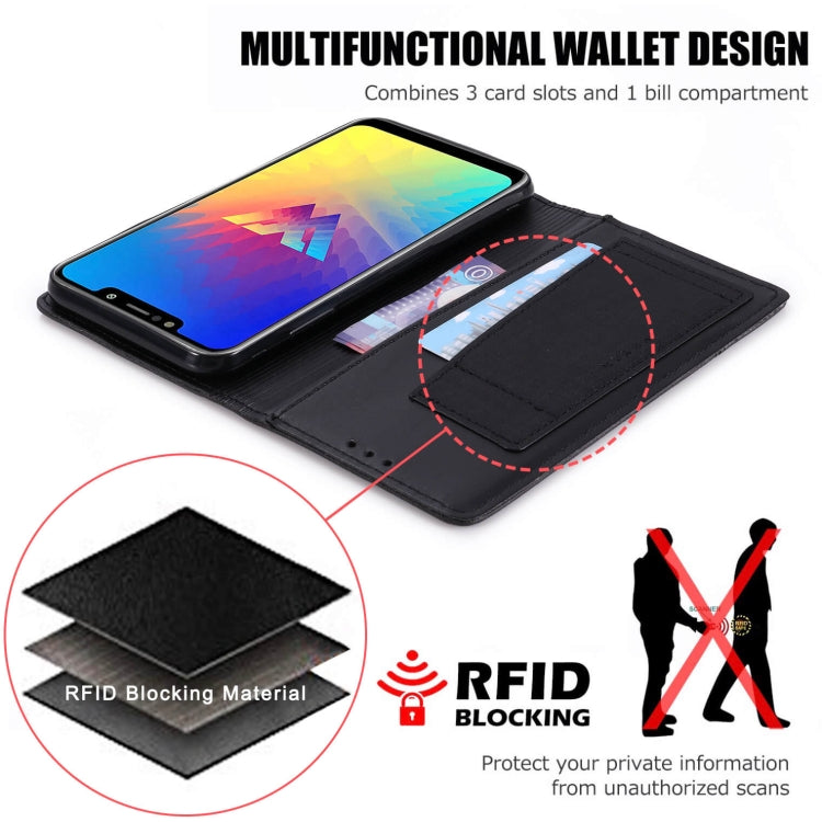 For LG W10 MUXMA MX109 Horizontal Flip Leather Case with Holder & Card Slot & Wallet Function