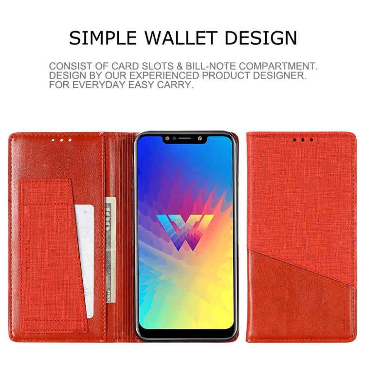 For LG W10 MUXMA MX109 Horizontal Flip Leather Case with Holder & Card Slot & Wallet Function
